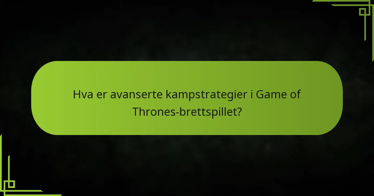 Hva er de forskjellige enhetstypene i Game of Thrones-brettspillet?