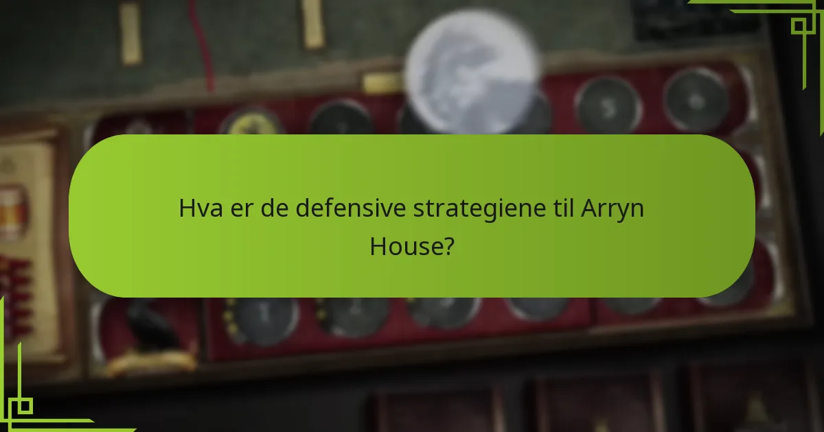 Hvilke ressurser kontrollerer Arryn House?