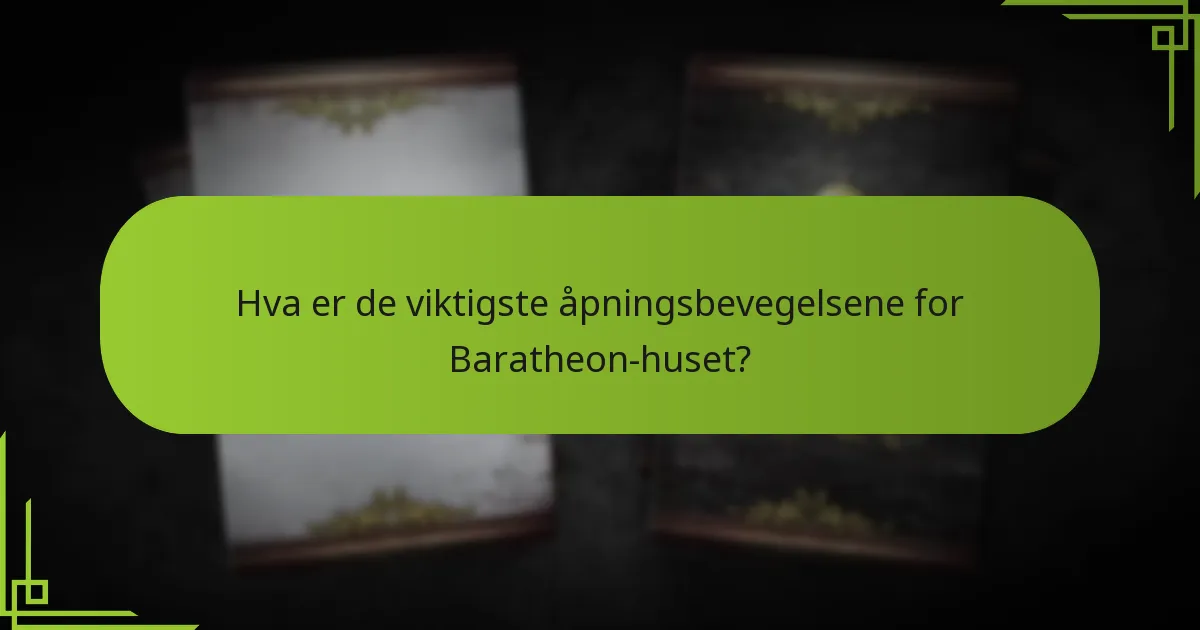 Hvordan kontrollerer Baratheon-huset territorium effektivt?