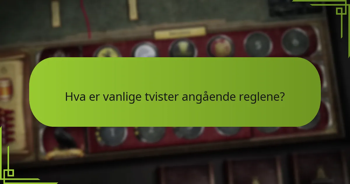 Hvordan kan tvister løses under spillingen?