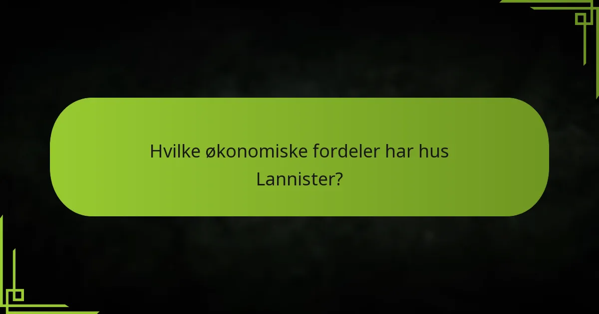 Hvordan tilnærmer hus Lannister seg konfliktstrategier?